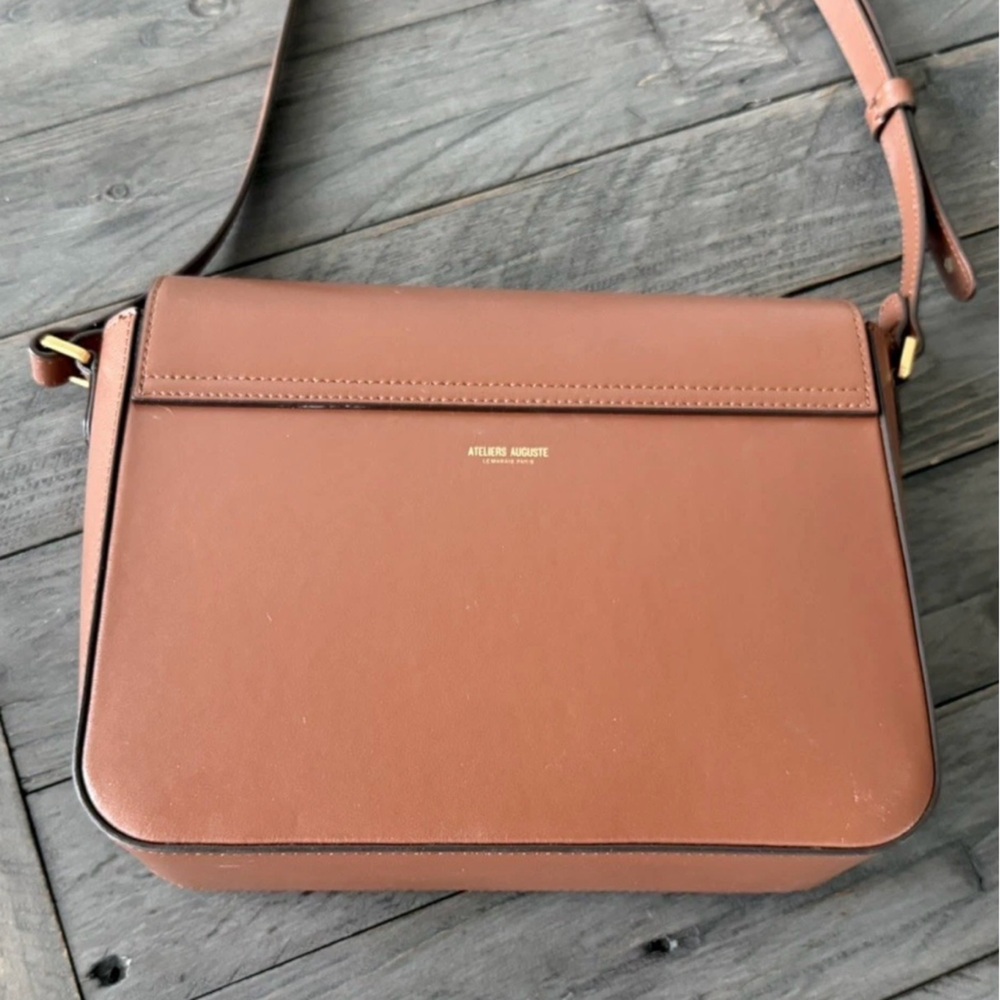 Ateliers Auguste Monceau Leather Shoulder Crossbody Bag - Picture 3 of 3